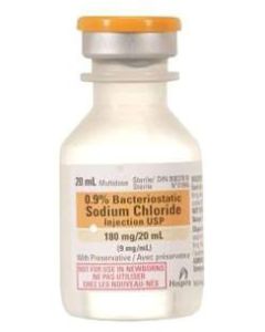 Bacteriostatic Sodium Chloride Injection USP 20mL