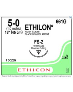 ETHICON ETHILON® Nylon Suture 5-0 FS-2 12/bx