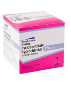 Minims Cyclopentolate Hydrochloride 1.0% w/v