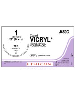 ETHICON Coated VICRYL® Suture 1 TP-1