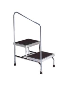 Two-Step Stool With Handrail