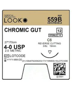 LOOK™ Chromic Gut Suture, 4-0