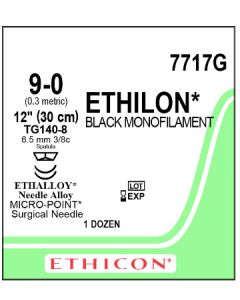 ETHICON ETHILON® Nylon Suture 9-0 TG140-8, TG140-8