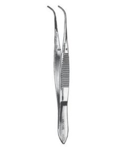 MAGNA® Iris Eye Dressing Forceps Curved 4 in