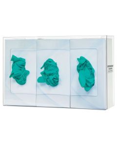 Glove Box Dispenser, 3-Box, Transparent