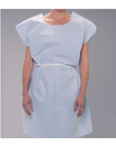 IMCO Full Paper Exam Gowns Blue 30in x 42in