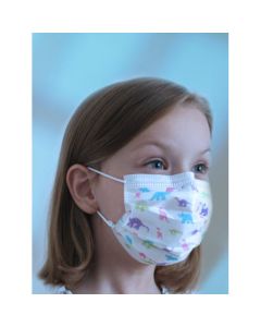 PRIMED® Pediatric Face Mask Level 1, Dinosaur Print