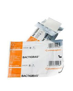 Bactigras Total Antiseptic Dressing, 10 x 10 cm