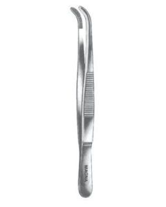 MAGNA® Dressing Forceps Curved Serrated Tip 5 1/2 in
