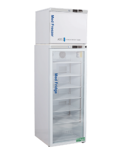 Premier Pharmacy Refrigerator and Freezer Combination 12 Cubic Feet, Glass Door