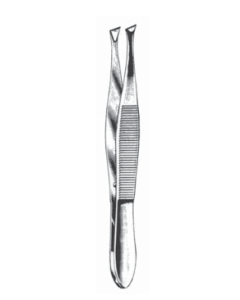 Almedic® First Aid Forceps, Oblique End 3.5&quot;