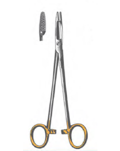 ALMEDIC® Olsen-Hegar Needle Holder With Tungsten Carbide Jaws 5 1/2 in