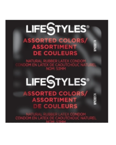 Lifestyles® Lubricated Condoms (Colours)