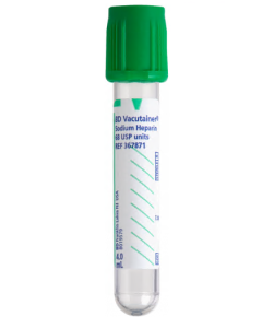 BD Vacutainer™ Plastic Blood Collection Tubes with Sodium Heparin