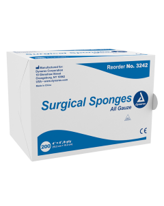 Dynarex Surgical Gauze Sponges 8ply 4x4 Non Sterile