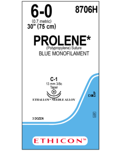 ETHICON PROLENE® Polypropylene Suture 6-0 C-1, C-1