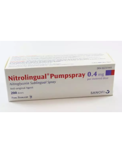 Nitroglycerin Pump Spray