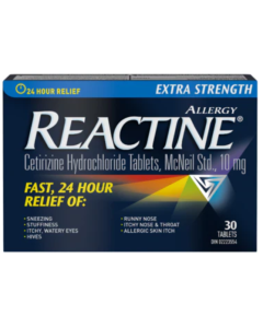 Reactine Extra Strength Allergy Relief 10 mg