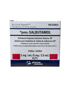 Salbutamol Nebule Polynebs® 2mg/ml 2.5mL