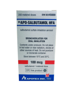 APO-Salbutamol Inhaler 200 DS
