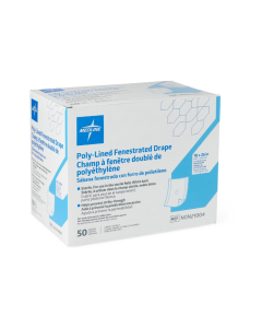 Medline Sterile Fenestrated Drape, 18" x 26"