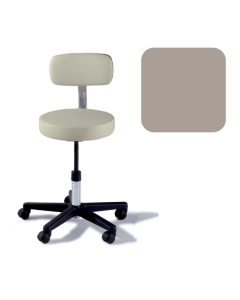 Ritter® 271 Adjustable Stool With Backrest, Dark Linen