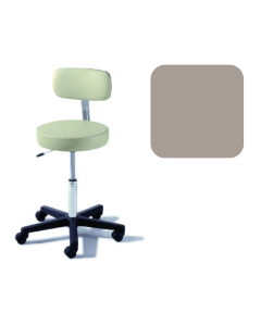 Ritter® 273 Value Series Air Lift Stool With Backrest, Dark Linen
