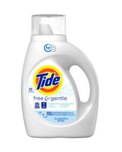 TIDE Free & Gentle Liquid Laundry Detergent 42 fl. oz.