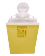 22.7L Yellow BD™ Multi-use Nestable Sharps Collector, XL Funnel Cap