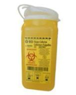 1.4L Yellow BD Sharps Collector Funnel Vent Cap