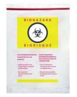 Specimen Bag with Document Pocket and Biohazard Logo 9in x 12in