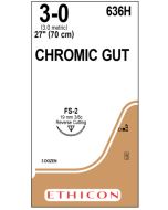 ETHICON Chromic Surgical Gut Suture 3-0 FS-2