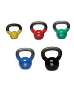 CanDo Vinyl Coated Kettlebell - 5 Piece Set (1 each: 5, 7.5, 10, 15, 20 lb)