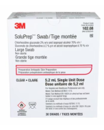 3M™ SoluPrep™ Large Swab (2% w/v chlorhexidine gluconate and 70% v/v isopropyl alcohol) Clear