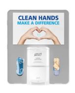Purell® MESSENGER™ Floor Stand Hygiene Bracket
