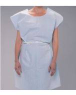 IMCO Full Paper Exam Gowns Blue 30in x 42in