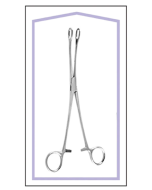 Disposable Foerster Sponge Forcep Curved 9 1/2 in (Sterile)
